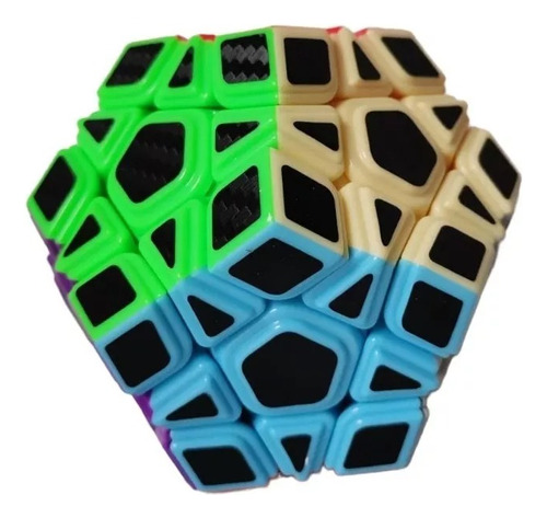 Cubo Rubik Rompecabeza Sticker Carbono Megaminx Cubo Magico 