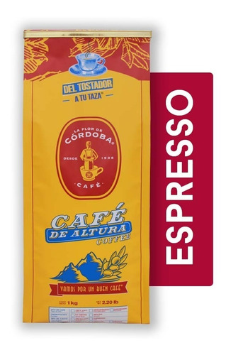 Café Espresso Molido | Café Flor De Córdoba | 1 Kilo