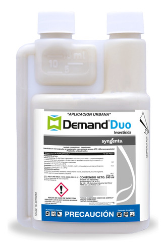 Insecticida 2 Demand Duo 240 Ml Elimina Chinches Cucarachas
