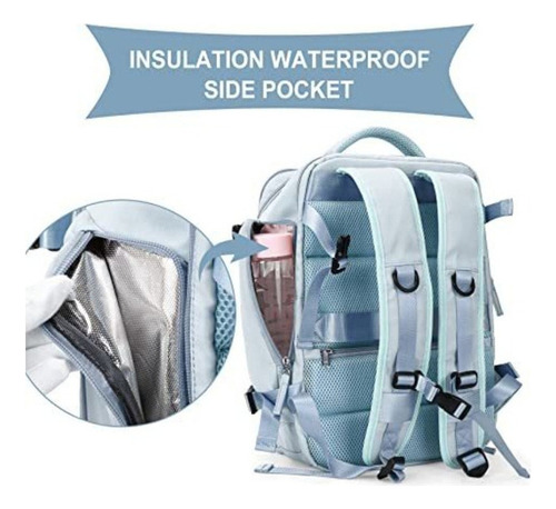Mochila De Viaje Grande Para Mujer Mochila Impermeable Porta