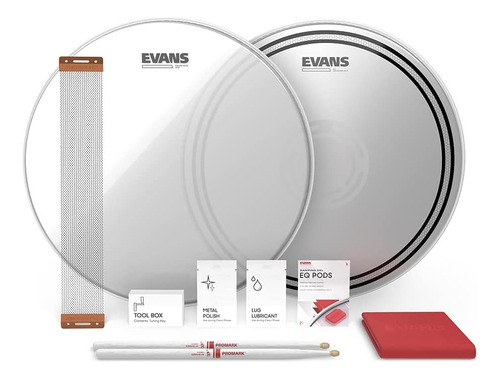 Kit De Afinación Evans Snare Drum - Cabezales De Tambor Snar