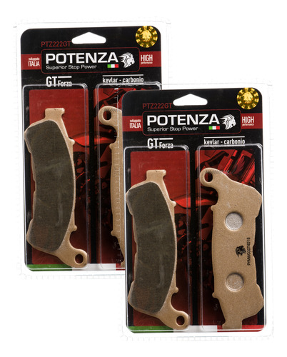 Kit Pastilha Potenza Dianteira Cbr600f Cbr 600f  Abs 222