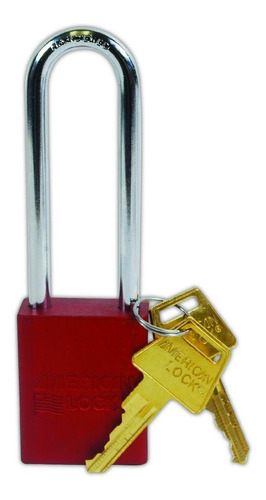 American Lock A1107red Candado De Seguridad Aluminio Color R