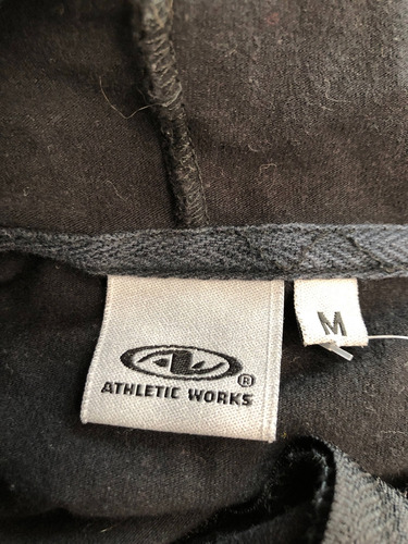 Sudadera Athletic Works Talla M Negro (Usado)