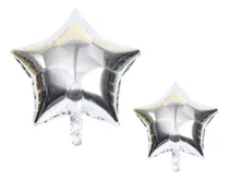 Comprar Kit Balão Estrela Prata- 5 Balão 45cm + 10 Balão 22cm