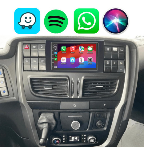 Kit Multimidia 2 Din Carplay Iveco Hi Way 17 18 19 20 21-23