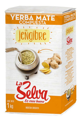 Yerba La Selva Con Jengibre 1kg