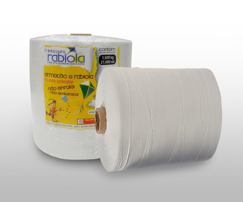 Linha De Armação/rabiola Branca (1,5kg)