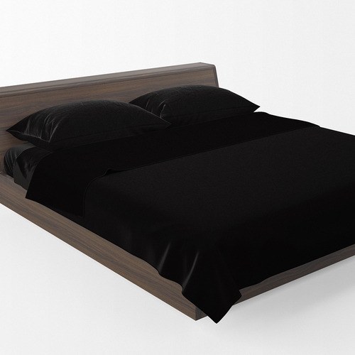 Kit 02 Jogos D Cama Acácia Cama Solteiro Liso Cores Sortidas