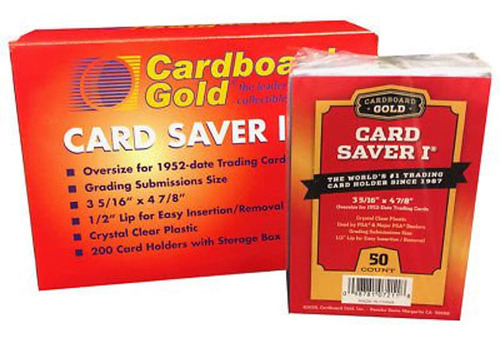 Card Saver 1 De Cardboard Gold - Protector De Tarjetas Cole.