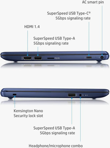 Laptop Hp Stream 11, Intel Celeron N4020, Intel Uhd Graphics