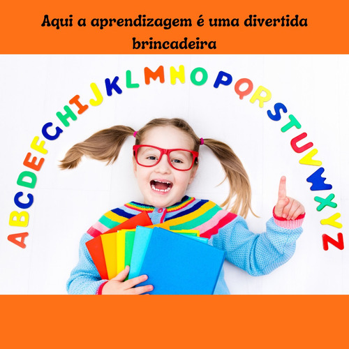 Alfabeto E Números Móveis 77 Peças