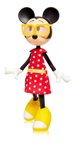 Muñeca Minnie Mouse Disney Articulada Rojo Encantadora