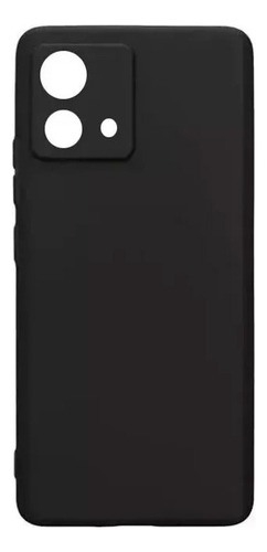 Capa Capinha Slim Aveludada Para Moto Edge 40 Neo 5g Cor Preto
