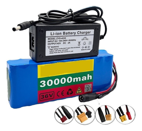 10s2p 36v 30000mah 18650 Paquete De Batería De Iones De