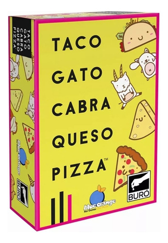 Juego De Cartas Taco Gato Cabra Queso Pizza Buró Tut