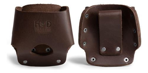 Soporte Para Cinta Métrica Hide Drink Grande Funda Herramien Bourbon Marrón