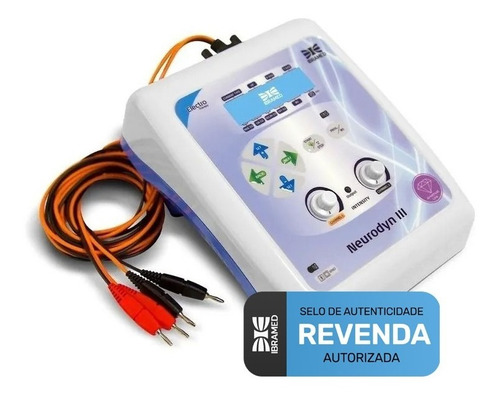 Imagem 2 de 5 de Neurodyn Iii Ibramed Tens Fes Burst Fisioterapia 2 Canais