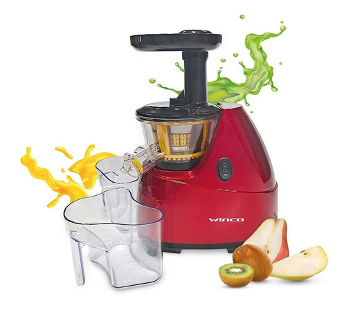 Imagen 4 de 6 de Juguera Electrica Extractor De Jugo Exprimidor Winco W327 Ep