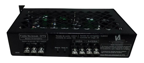 Fonte Nobreak 12v/10a + 2a P Carregador  Va Conversores Cftv