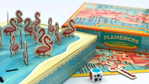 Juego De Mesa Flamencos Para Niños Memoria Velocidad Maldon
