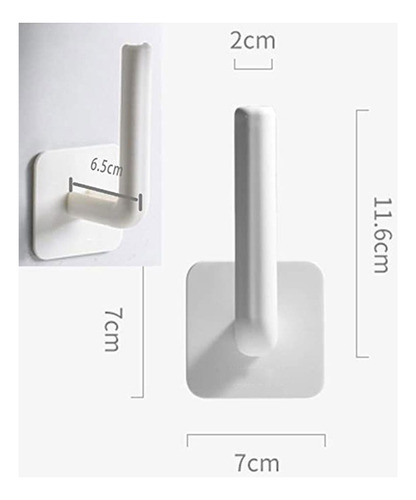 Gancho Percha Soporte Multiuso Organizador Adhesivo Pared