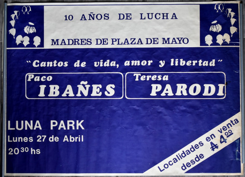 Antiguos Afiches De Madres Y Abuelas De Plaza De Mayo