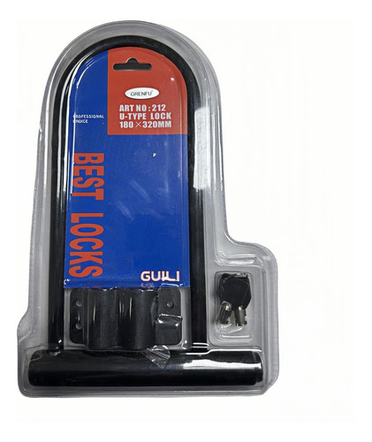 Simple Operation U - Cerradura De Bicicleta De Alta Resisten