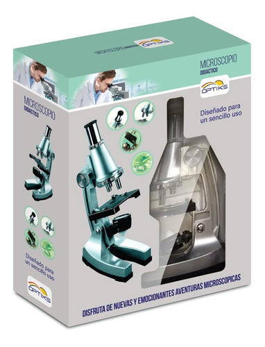 Microscopio Infantil 600x Optiks Kit Descubrimiento Juguete