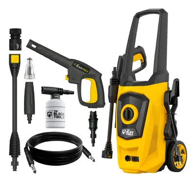 Lavadora De Alta Pressão 1500w Portátil Turbo 1750psi Cor Amarelo Frequência 60