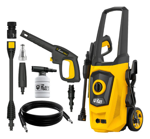 Lavadora De Alta Pressão 1500w Portátil Turbo 1750psi Cor Amarelo Frequência 60