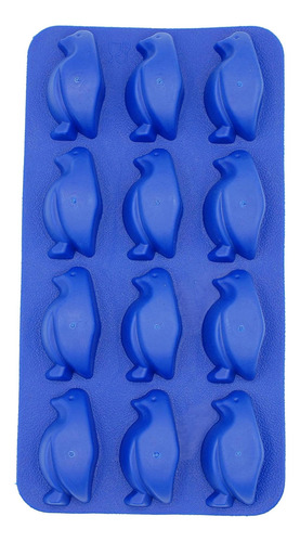 Molde De Silicona De Pingüino 3d Topolmold Molde De Cubitos