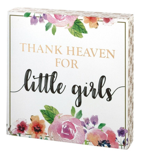 Lillian Rose Thank Heaven Para Niñas Cartel, Color Rosa