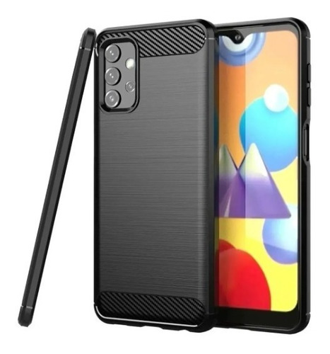 Funda Tpu Fibra De Carbono Premium Para Samsung A04s