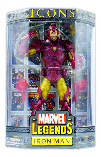 Toy Biz Marvel Legends Icons Iron Man 2006 Edition 1:6