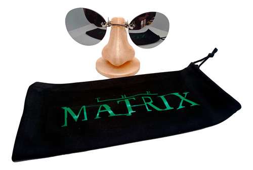 Lentes De Morfeo Con Funda De The Matrix Ciberpunk Plata