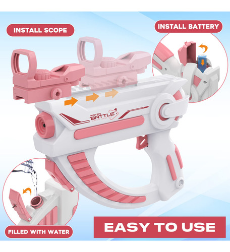 Pistola De Agua Automática, Pistolas De Agua Eléctricas, Jug