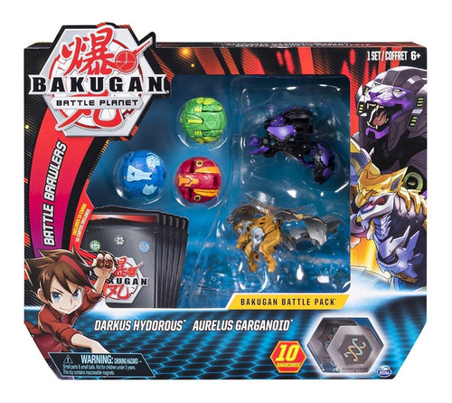 Darkus Hydorous Aurelus Garganoid Bakugan Battle Pack