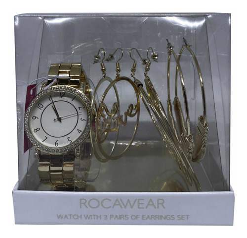 Reloj Rocawear Original Con Aretes De Regalo