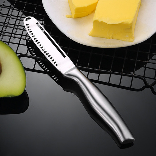 Faca De Aço Inoxidável Com Duas Especificações De Corte Faca