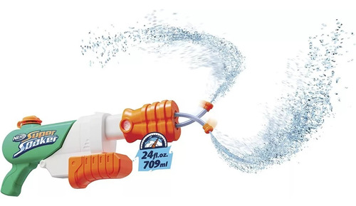 Lanzador De Agua Nerf Super Soaker Hydro Frenzy Con 2 Tubos