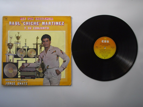 Imagen 1 de 1 de Lp Vinilo Raul Martinez Jorge Oñate Rey Por Excelencia 1981