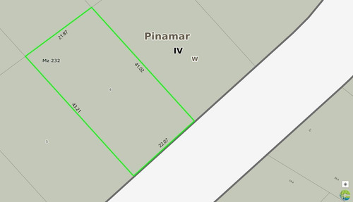 Imagen 4 de 4 de Lote En Venta - Zona Alamos - Pinamar