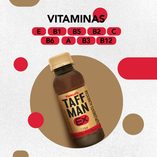 Caixa Fechada Com 60 Unidades Taffman Ex Yakult Taff Man Ex