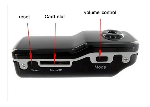 Cámara Md80 Mini Dv, Grabadora De Vídeo Digital, Soporte Par