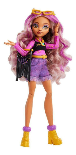 Muñeca De Moda Monster High Clawdeen's Day Out Con Accesorio
