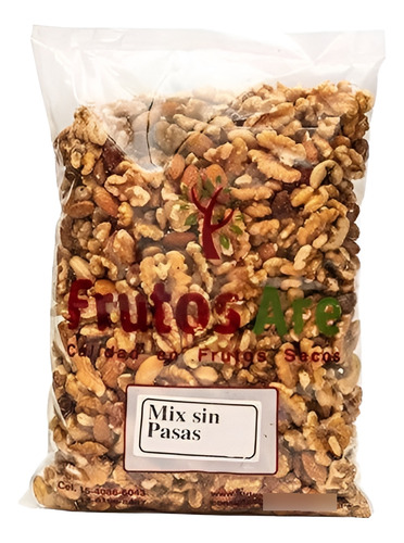 Frutos Are - Mix De Frutos Secos Sin Pasas Con Mani X 500 Gs