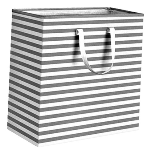 Cesto De Roupa Suja Grande Retrátil 100ml E Branco Cinza