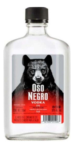 Paquete De 3 Vodka Oso Negro 200 Ml