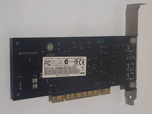 Imagen 3 de 3 de Placa De Sonido Creative Sound Blaster Audigy